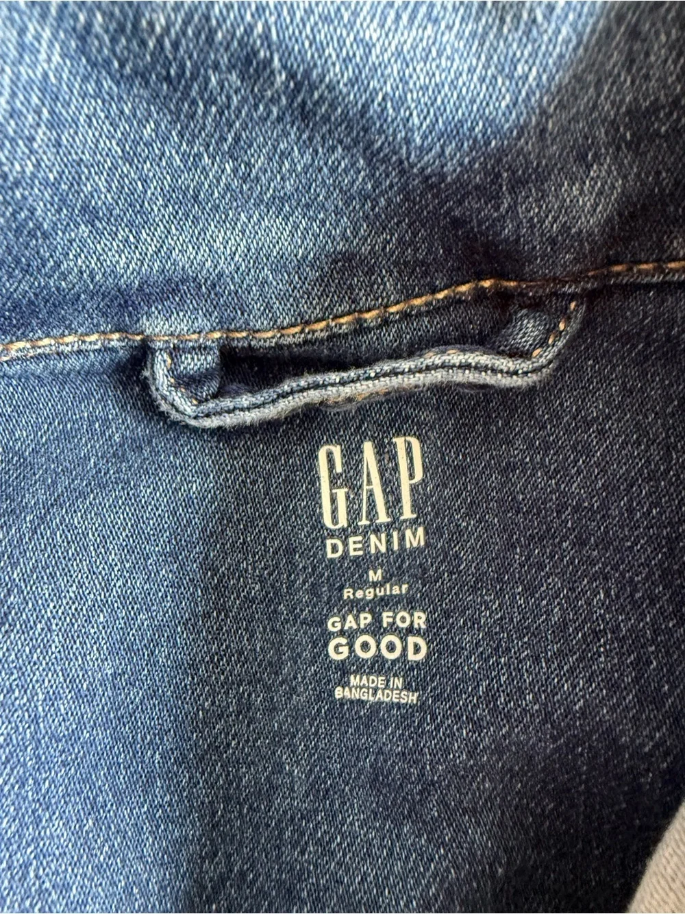 Gap Jean Jacket stretch size girls M 8-9